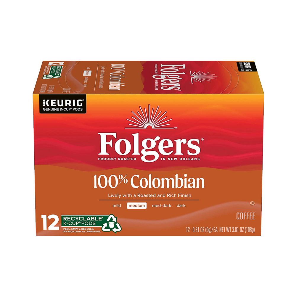 Folgers 100% Colombian Coffee K-Cup