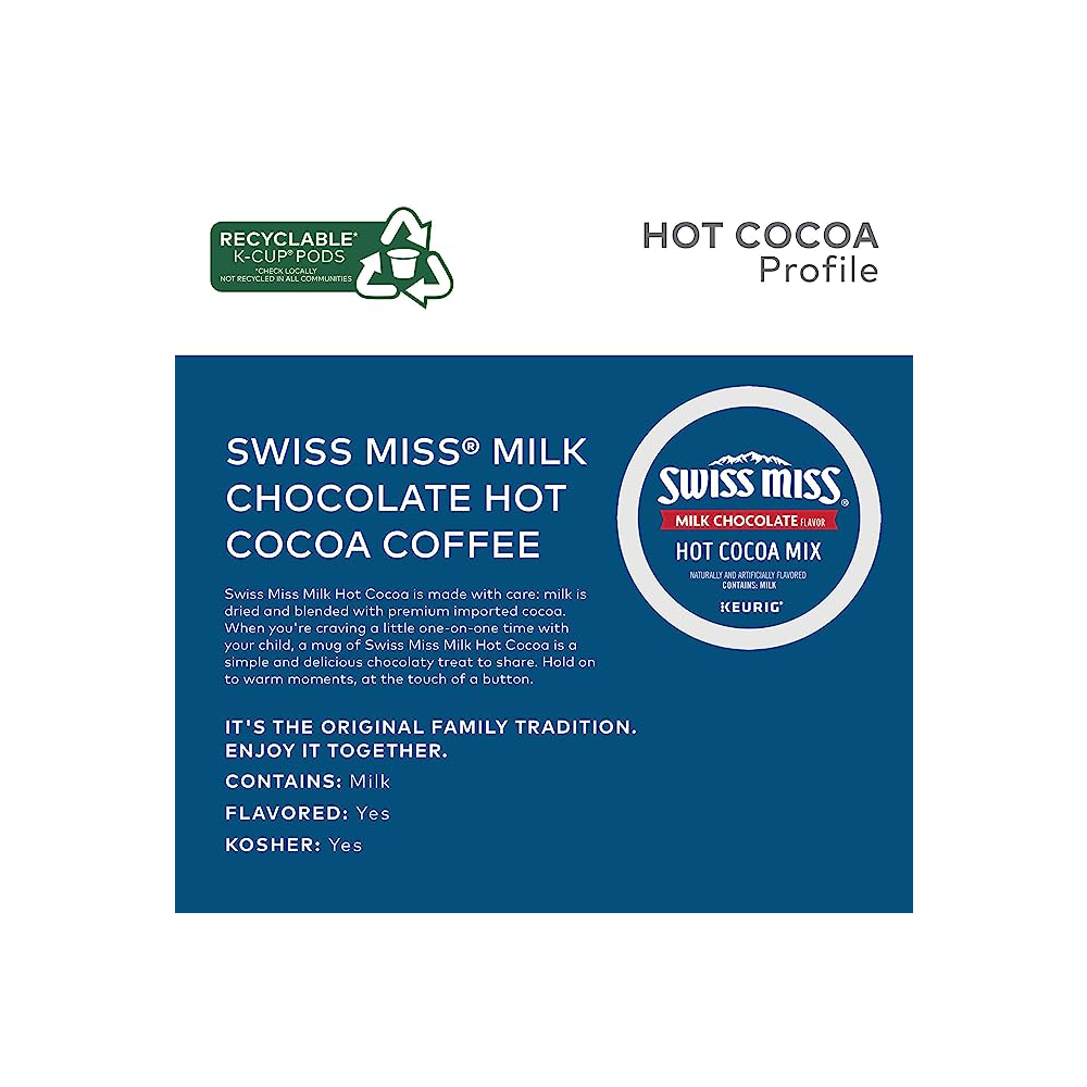 Swiss Miss Milk Chocolate Hot Cocoa K-Cup
